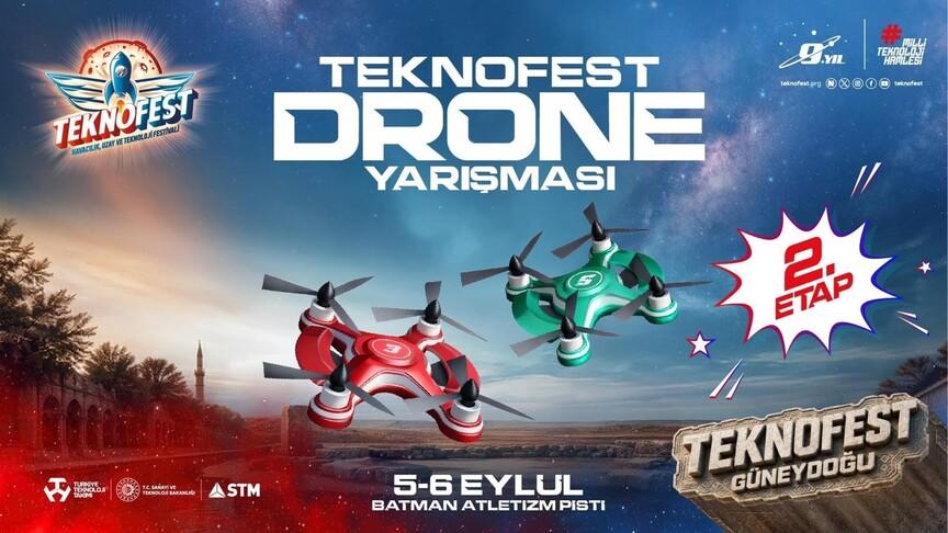 TEKNOFEST Drone Şampiyonası'nın ikinci etabı Batman'da