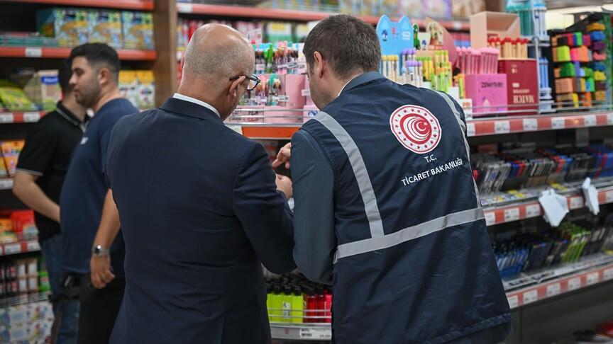 Kırtasiye denetiminde 182 milyon lira ceza kesildi