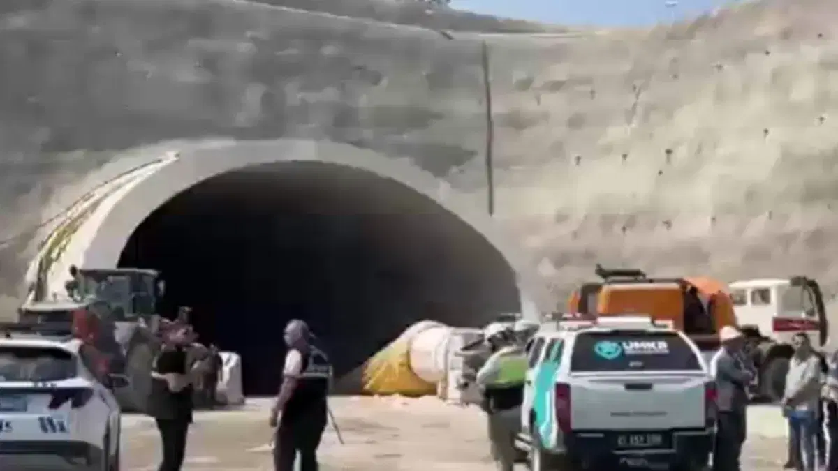 Gaziantep'te tünel inşaatında göçük: 1 ölü, 5 yaralı