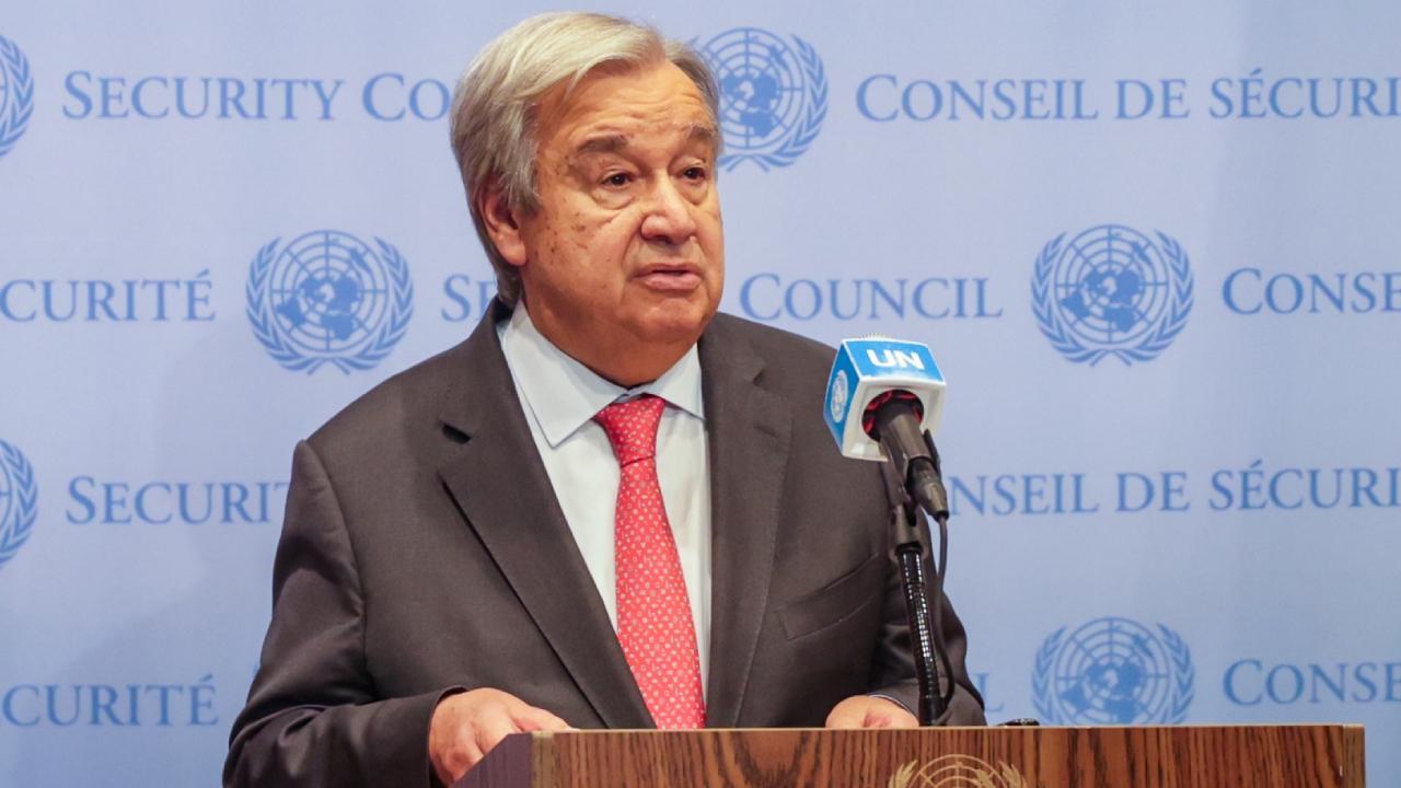 BM Genel Sekreteri Guterres İsrailli Yerleşimcileri Kınadı