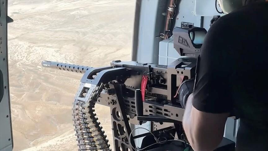 Canik'in M3 ağır makineli tüfeği Azerbaycan helikopterlerine entegre edildi