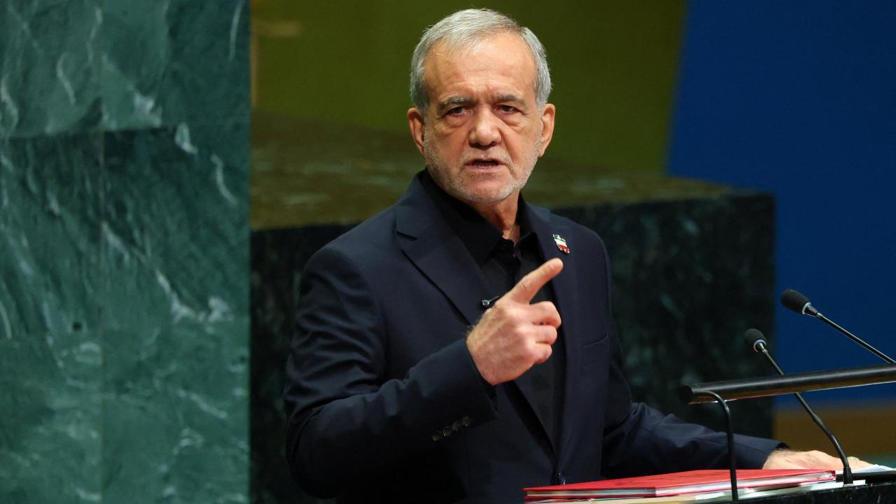 Pezeşkiyan BM'de: Savaştan korkmuyoruz, Hürmüz için 7 şartımız var