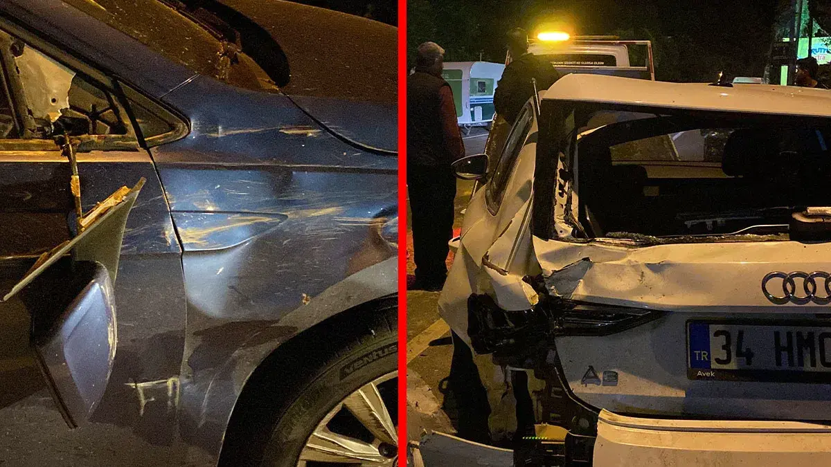 Sarıyer'de zincirleme kaza: 3 kişi yaralandı, sürücü kaçtı
