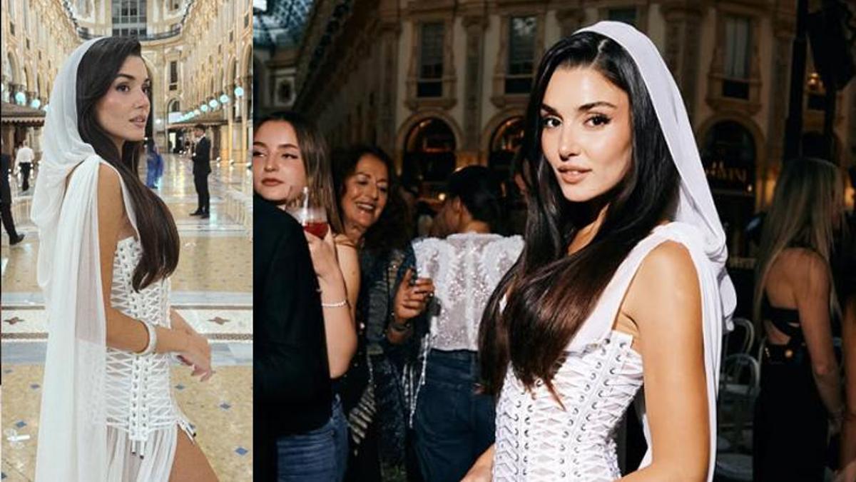 Hande Erçel'in 'Hayal edin' sözlerine sosyal medyadan tepki yağdı