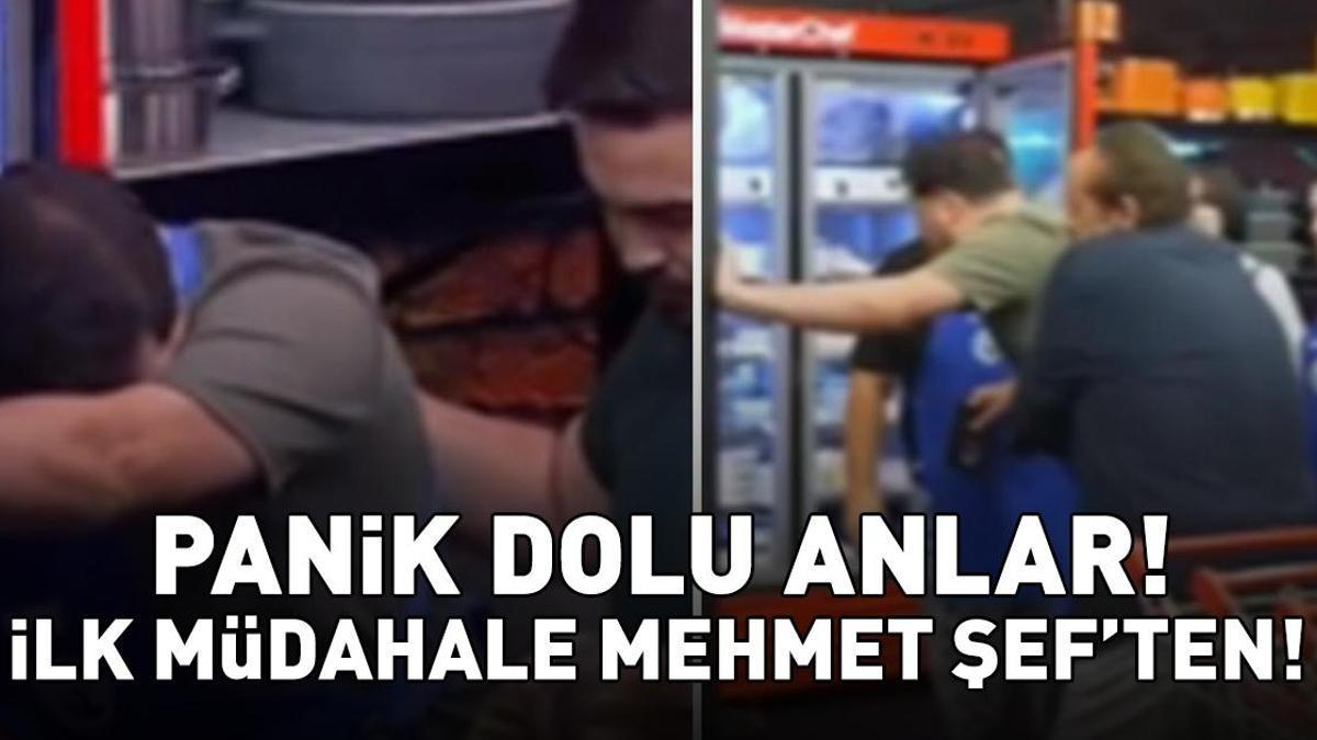 MasterChef'te nefes kesen anlar: Mehmet Yalçınkaya Heimlich manevrasıyla kurtardı