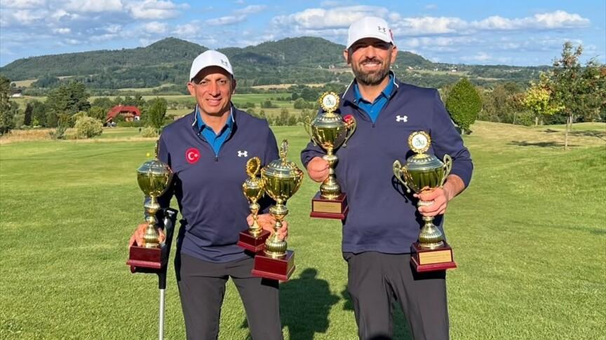 Milli para golfçüler Çekya'da 4 şampiyonluk kazandı