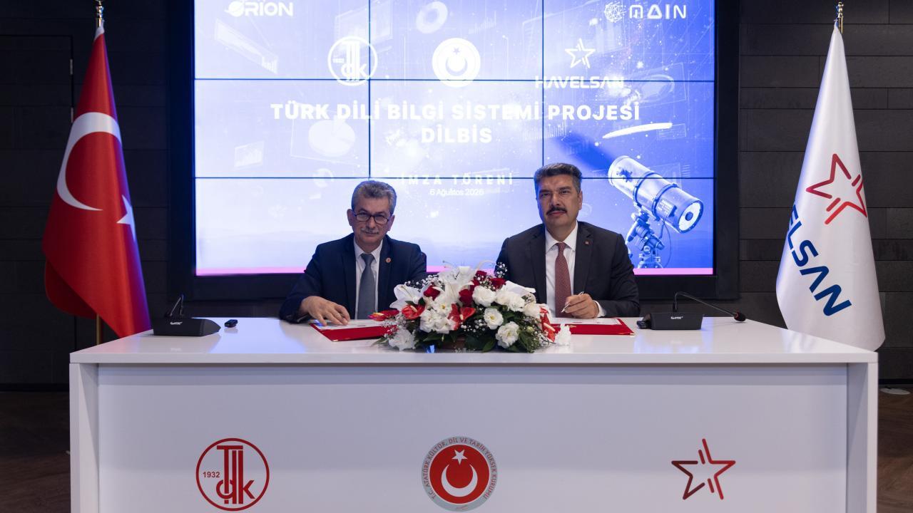 HAVELSAN ile TDK arasında DİLBİS projesi anlaşması