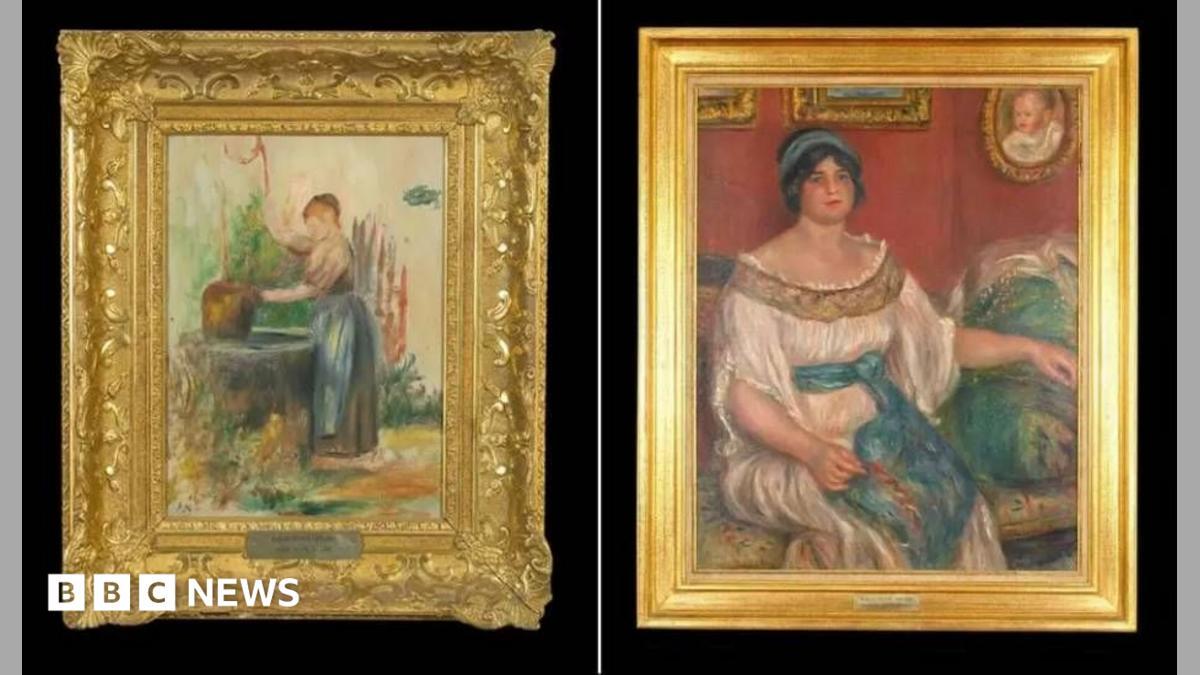 Fransa'da çalınan iki Renoir tablosu geri ele geçirildi