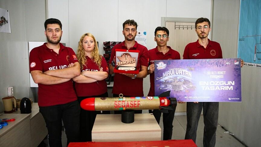 ATÜ öğrencileri TEKNOFEST'te ödül aldı