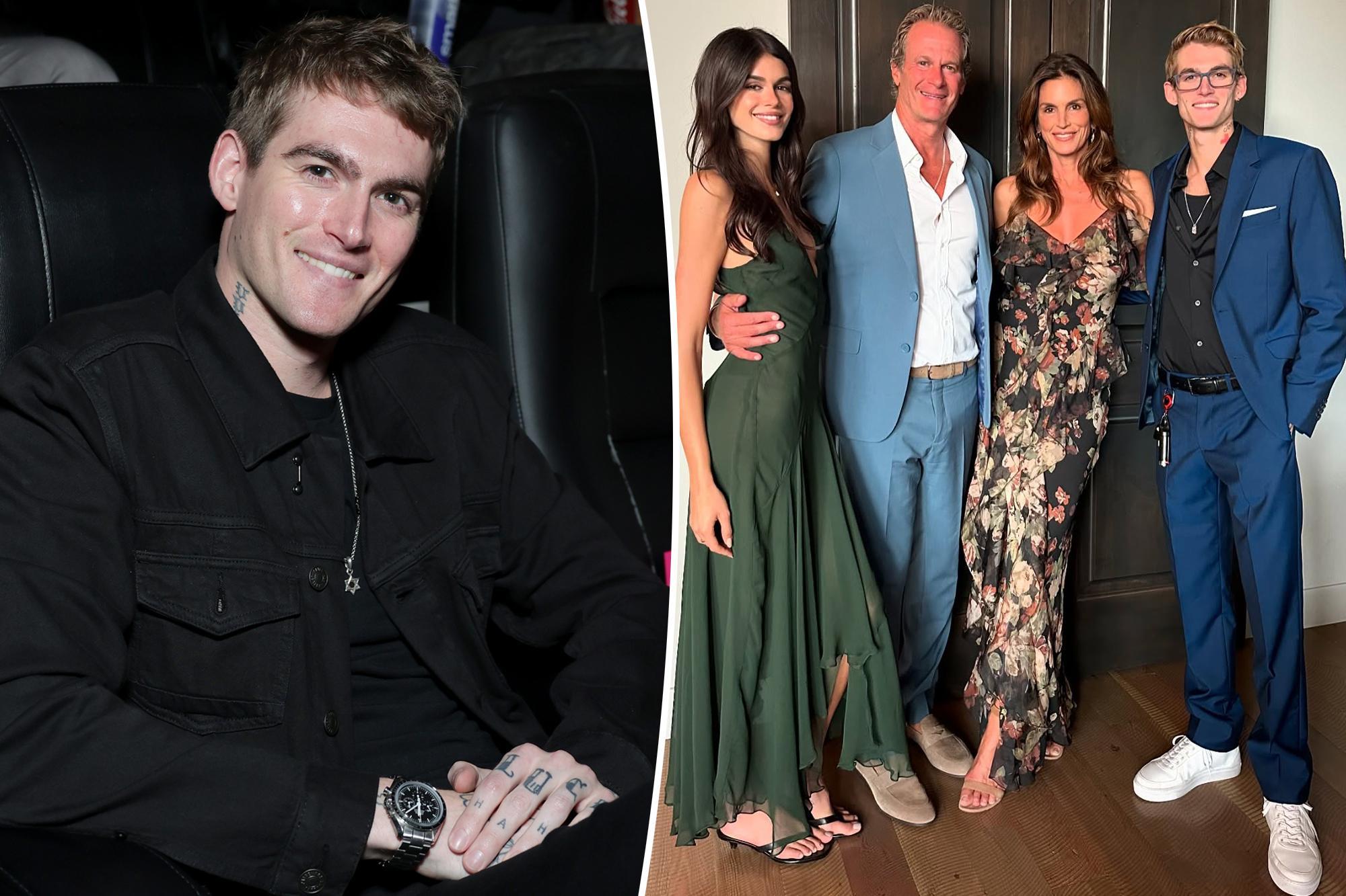 Cindy Crawford'ın oğlu Presley Gerber yakıldı