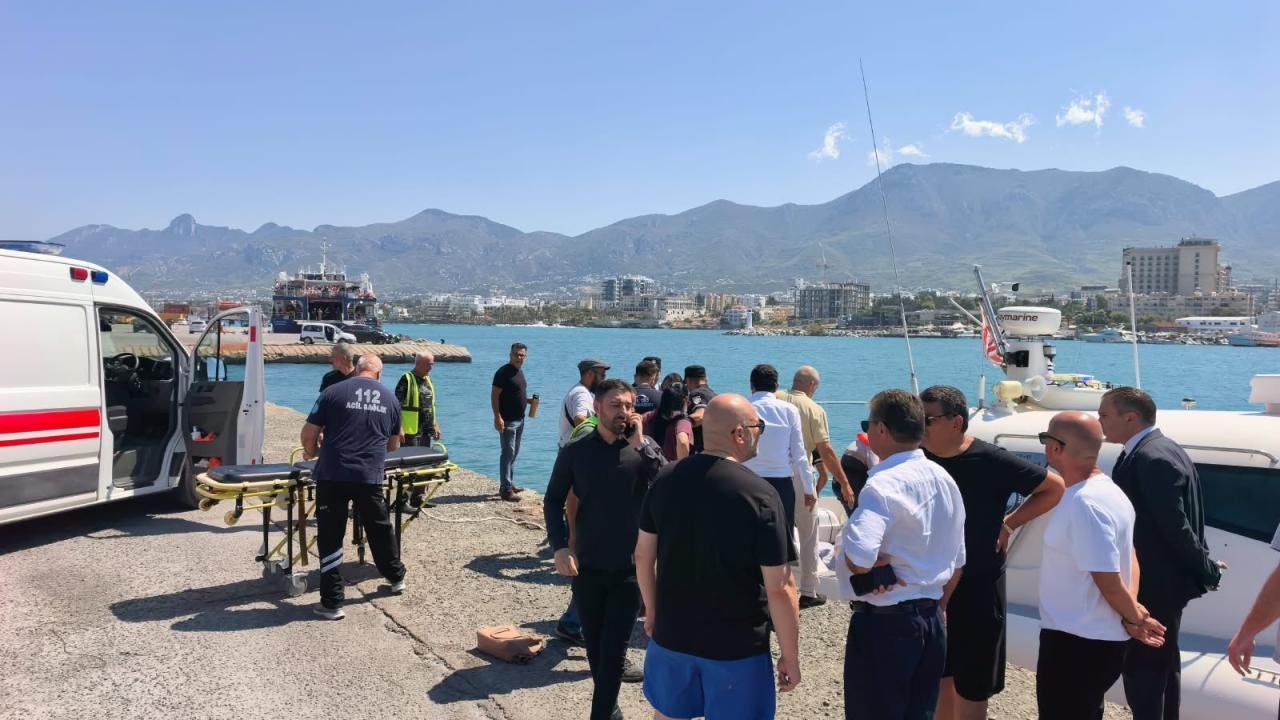 Girne açıklarında batan gemi soruşturmasında 8 kişi gözaltında