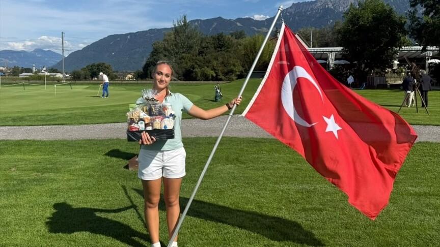 Milli golfçü Deniz Sapmaz Lihtenştayn'da ikinci oldu