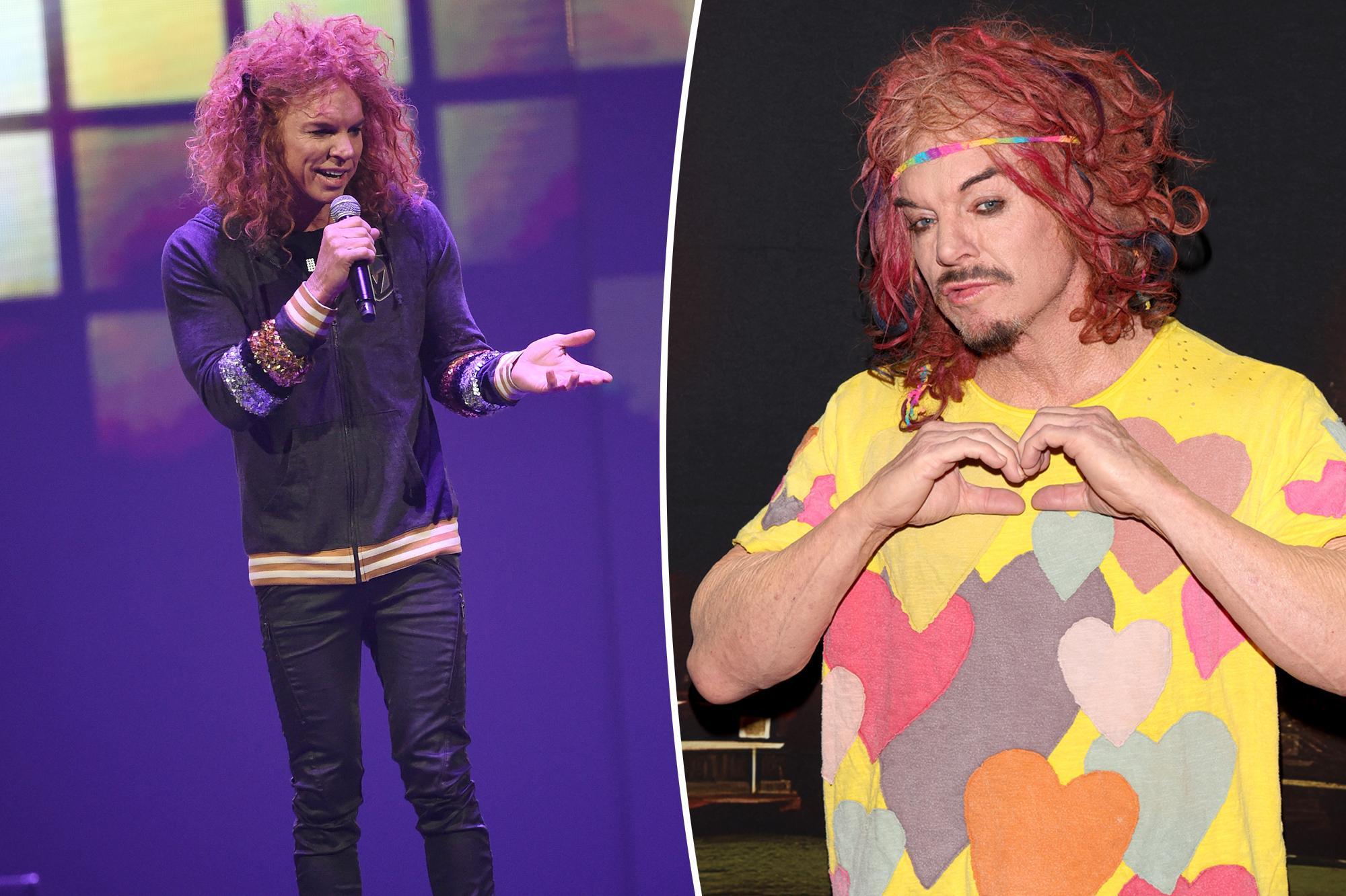 Komedyen Carrot Top şantaj gölgesinde hastaneye kaldırıldı