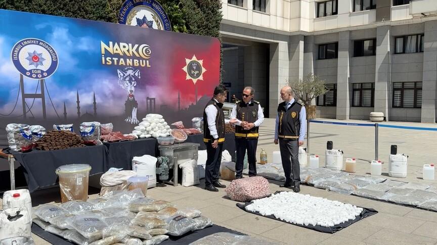 İstanbul'da Dev Uyuşturucu Operasyonu: 1 Ton Madde Ele Geçirildi