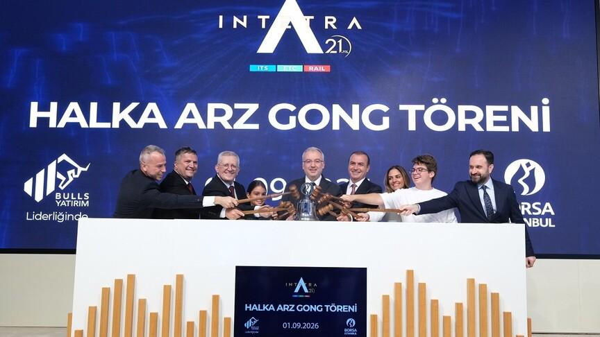 İntetra Teknoloji Borsa İstanbul'da işlem görmeye başladı