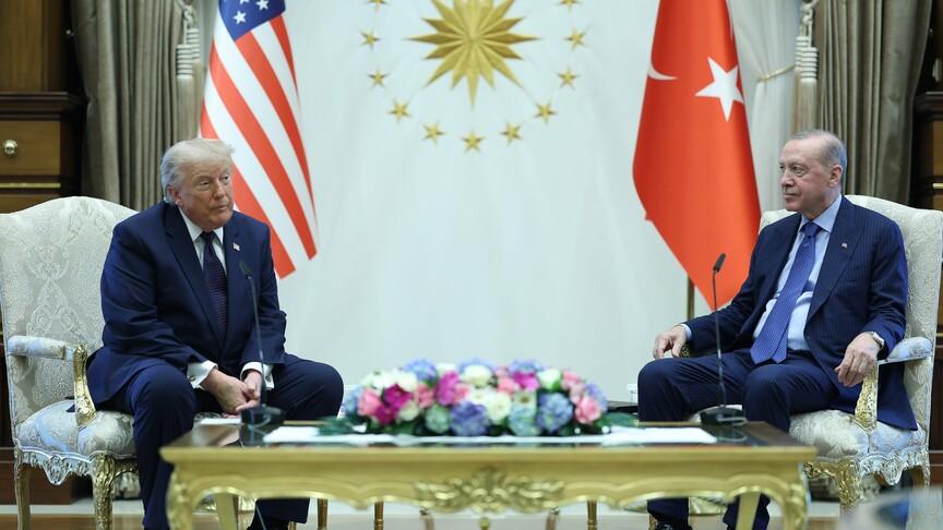 Erdoğan, ABD Başkanı Trump ile telefon görüşmesi yaptı