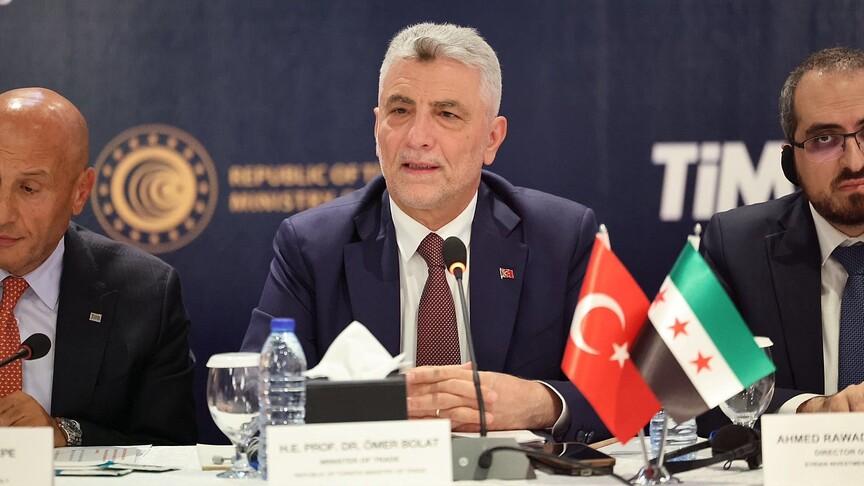 Ticaret Bakanı Bolat, Şam'da ikili görüşmeler yaptı