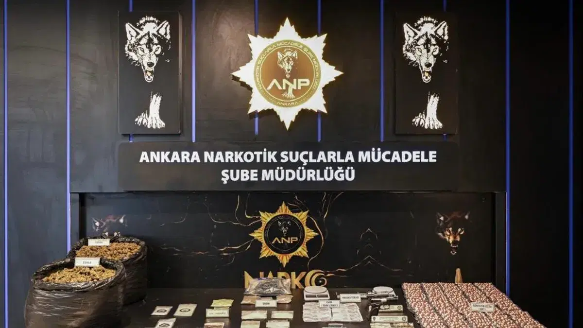 Ankara'da uyuşturucu operasyonu: 102 gözaltı, 43 tutuklama
