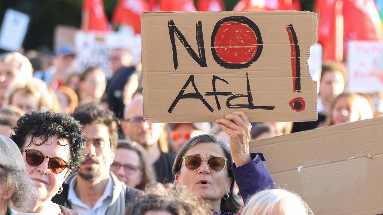 Almanya'da AfD'nin seçim zaferinin ardından kitlesel protesto