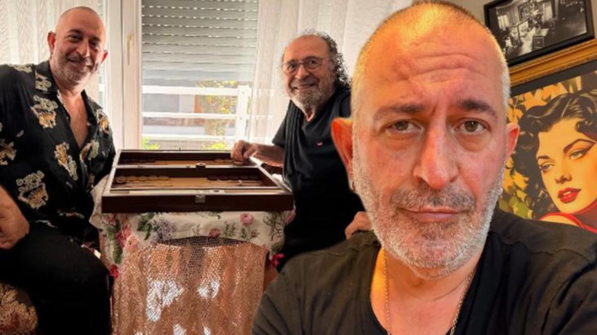 Cem Yılmaz anjiyo sonrası babasıyla tavla oynadı