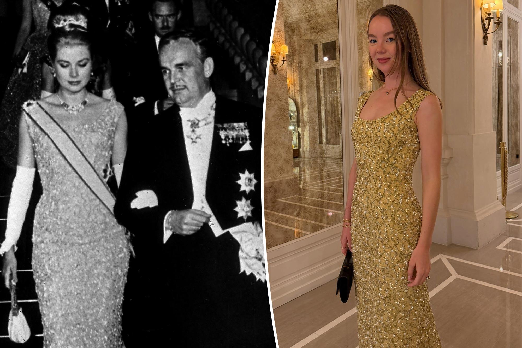 Prenses Alexandra, büyükannesinin 64 yıllık Givenchy gownını giydi