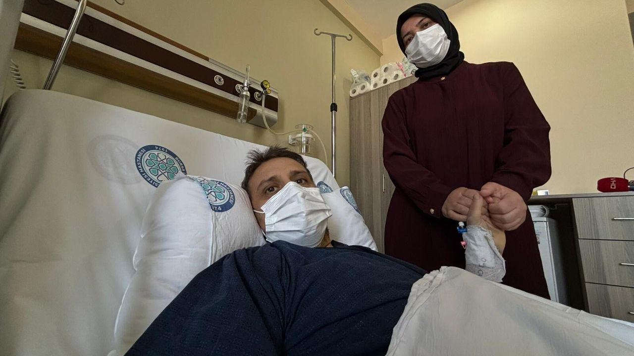 Siroz hastası eşini yaşatmak için 21 kilo verip, donör oldu