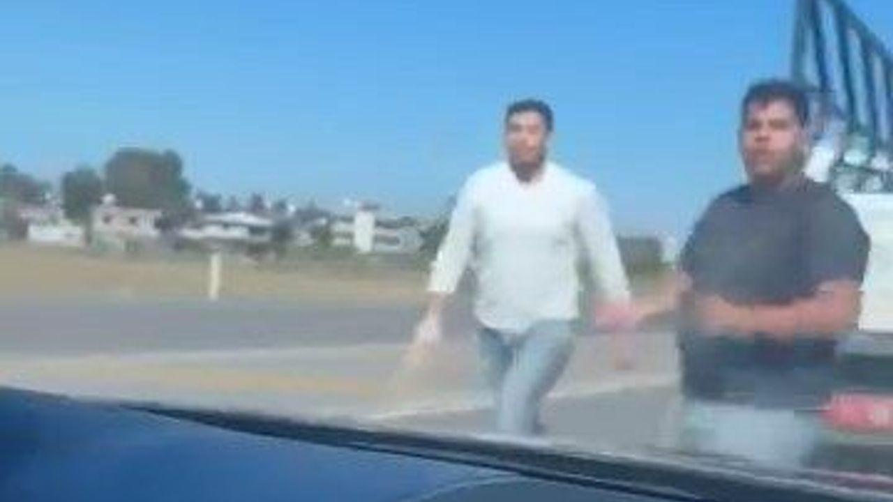 Yol kesip kamyonetinden sopayla inen sürücüye 180 bin lira ceza kesildi