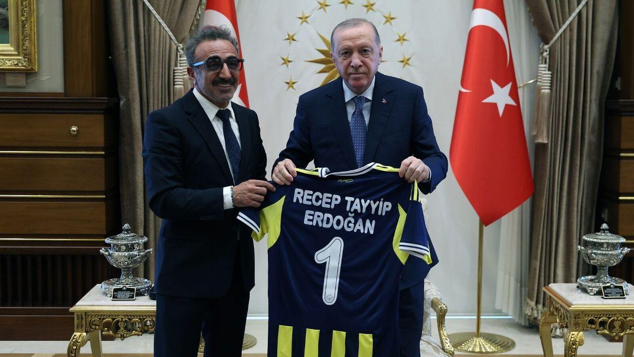 Cumhurbaşkanı Erdoğan, iş insanı Ulukaya'yı kabul etti
