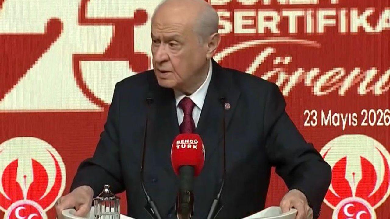 Bahçeli: Siyaset ucuz kişisel çıkarların koşu parkuru değildir