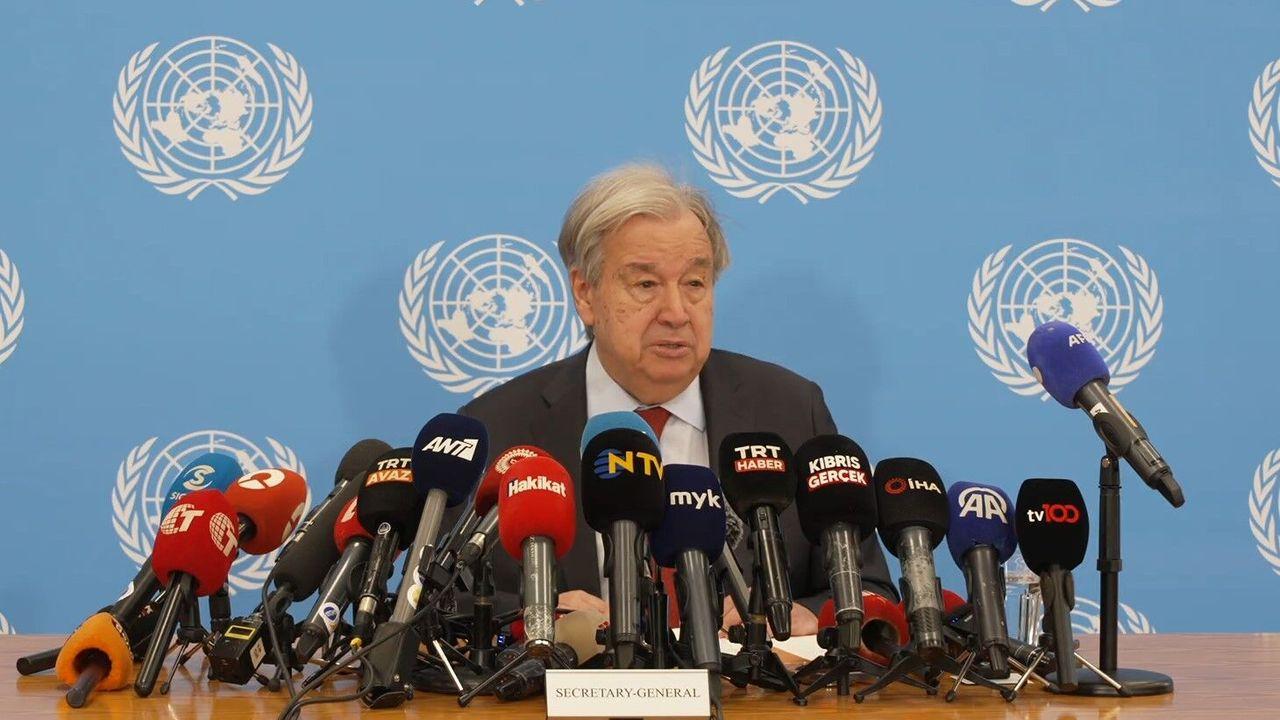 BM Genel Sekreteri Guterres: Kıbrıs için 5+1 genişletilmiş toplantı kararı aldık