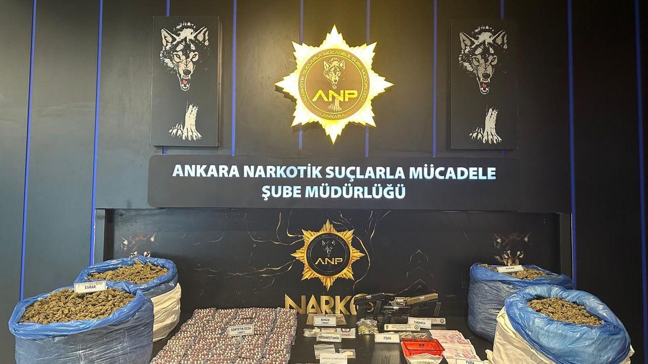 Ankara'da uyuşturucu operasyonları: 41 tutuklama