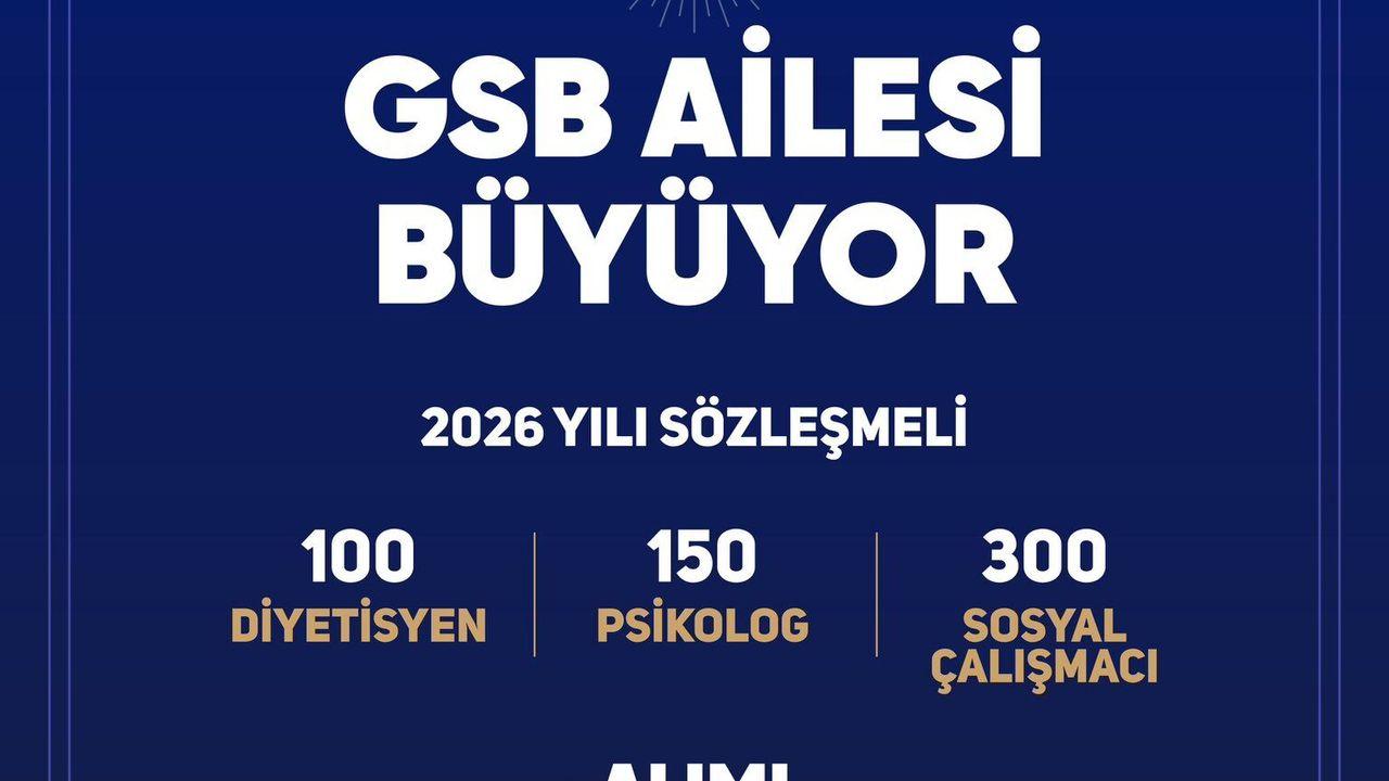 Gençlik ve Spor Bakanlığı 550 personel alımı yapacak