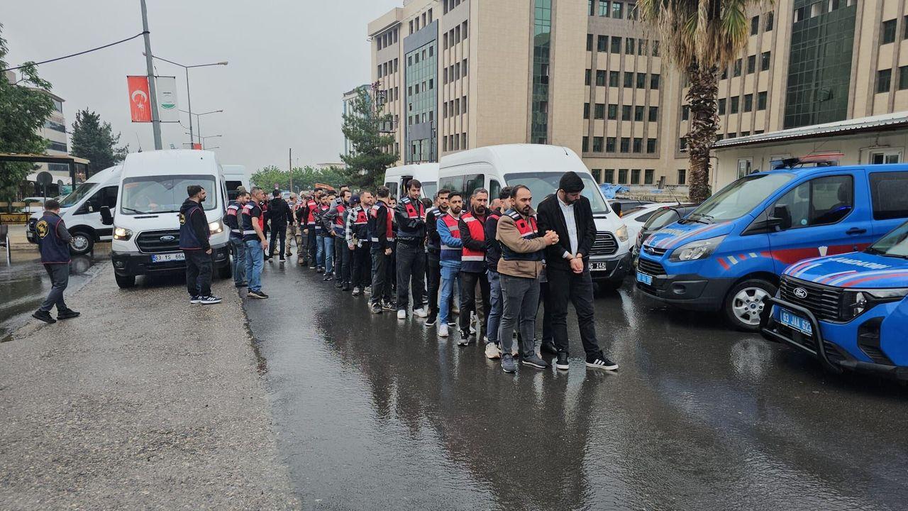 Şanlıurfa merkezli 7 ilde sahte rapor operasyonu: 44 gözaltı