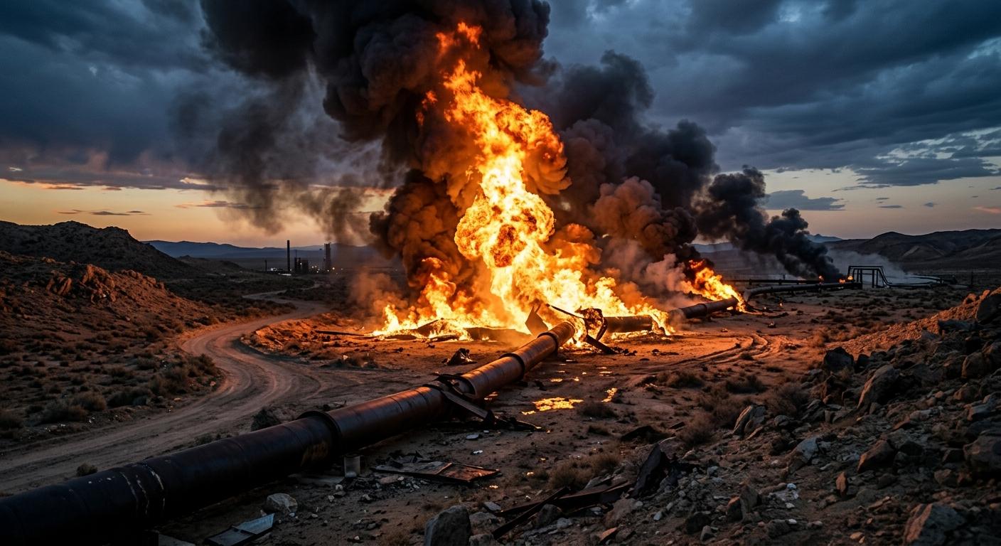 Suriye'de gaz boru hattında sabotaj kaynaklı patlama