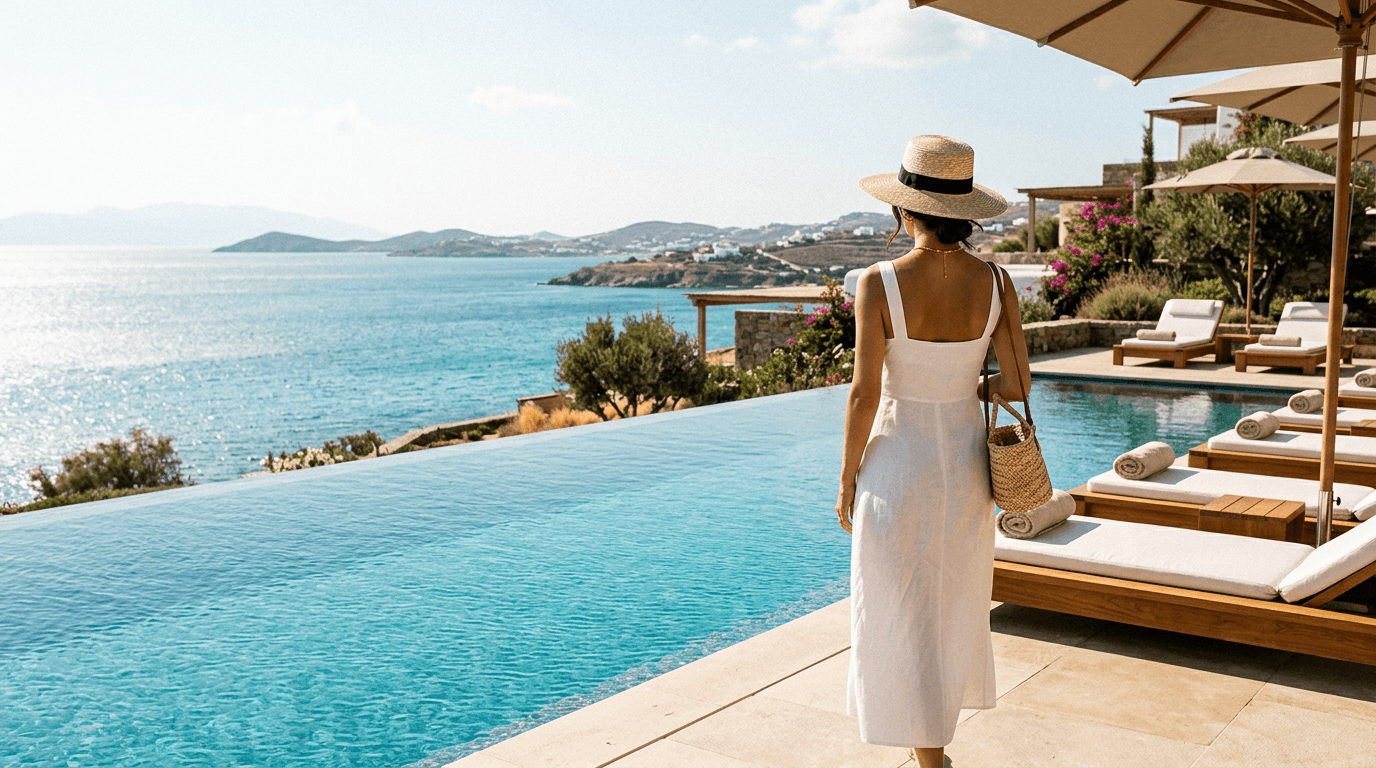 Zeynep Sever Demirel tatil pozlarıyla dikkat çekti