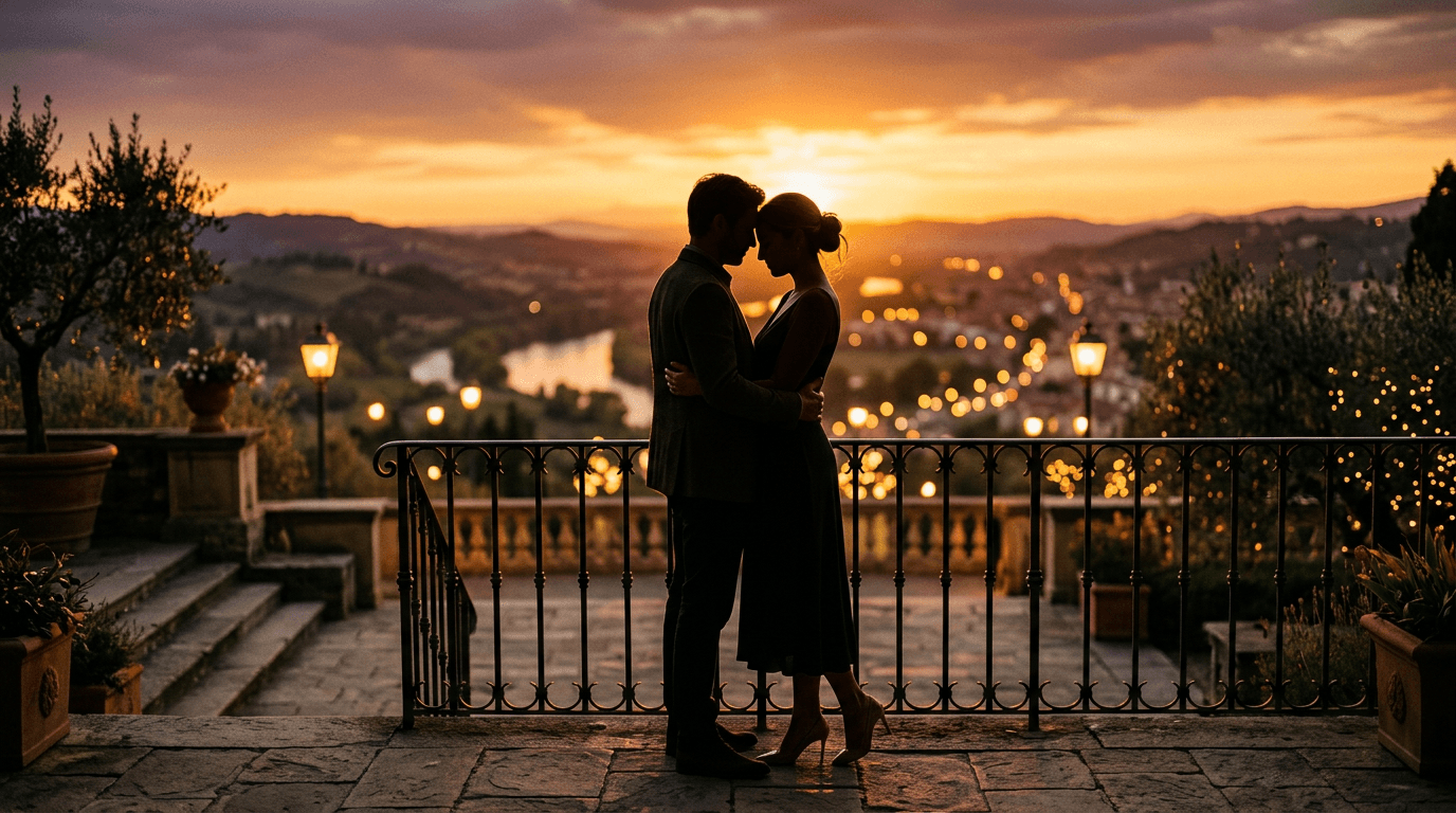 Ahu Yağtu ve Bora Cengiz'den romantik kare