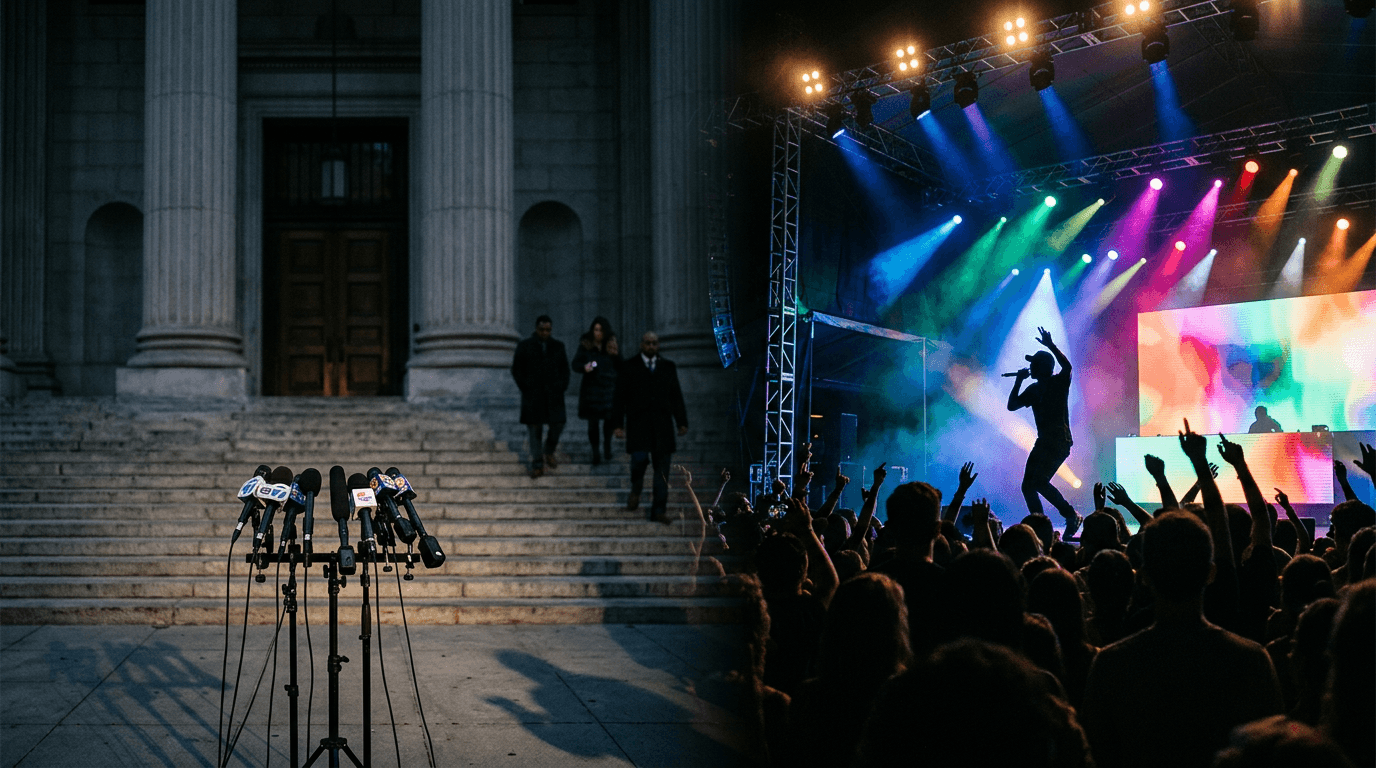 Sanatçı adliyeden çıkıp Harbiye'de konser verdi