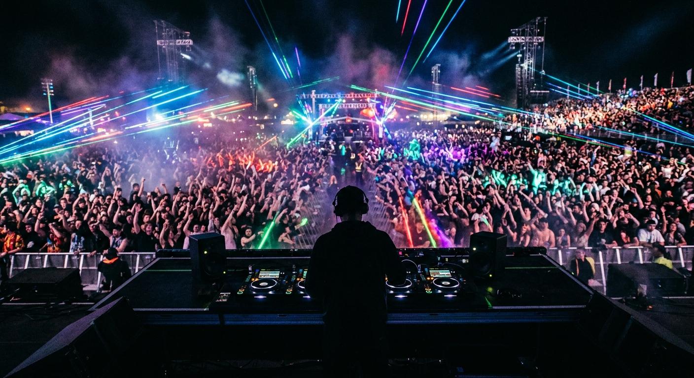 Tiësto İstanbul'da nefes kesen performans sergiledi